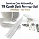 T9 Kemik Branda ve Çadır Şerit Fermuar Seti