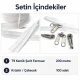 T9 Kemik Branda ve Çadır Şerit Fermuar Seti