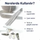T9 Kemik Branda ve Çadır Şerit Fermuar Seti