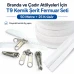 T9 Kemik Branda ve Çadır Şerit Fermuar Seti – 50 mt + 25 Çekecek SET-T9-KEMİK-50M25K