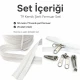 T9 Kemik Branda ve Çadır Şerit Fermuar Seti
