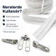 T9 Kemik Branda ve Çadır Şerit Fermuar Seti