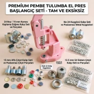 Tulumba El Presi ile Komple Tekstil Aksesuar Uygulama Başlangıç Seti - SET001BAS