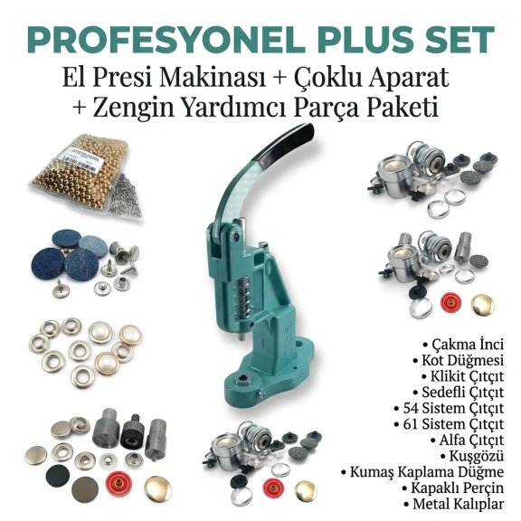 Profesyonel Plus Set – 16 Aparat ve 5.875 Yardımcı Parça - SET001PLUS