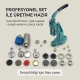 Tulumba El Presi Profesyonel Tekstil Aksesuar Seti – 11 Aparat, İnci, Kot Düğme, Klikit, 54 Sistem, Alfa, Kuşgözü ve Kumaş Kaplama - SET001PRF