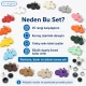 15 mm 54 Sistem Plastik Kapaklı Çıtçıt Renk Numune Seti – 25 Renk / 625 Takım SET15PL25RENK