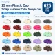 15 mm 54 Sistem Plastik Kapaklı Çıtçıt Renk Numune Seti – 25 Renk / 625 Takım SET15PL25RENK