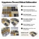 4-6-8 mm Akrilik İnci Renk ve Kalıp Seti – Gold, Nikel, B.Nikel, Krem 12 Model / 12.000 Adet + 3 Kalıp