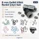 Baby Snap Fastener Set 8 mm with Hand Press for Children's Clothing and Hobby Sewing