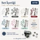 Baby Snap Fastener Set 8 mm with Hand Press for Children's Clothing and Hobby Sewing