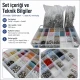 9.5 mm Paslanmaz Klıkıt Renk ve Kalıp Seti – Delikli, Kapaklı ve Sedefli 23 Model / 2300 Takım