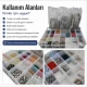 9.5 mm Paslanmaz Klıkıt Renk ve Kalıp Seti – Delikli, Kapaklı ve Sedefli 23 Model / 2300 Takım