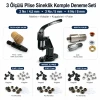 Three-Size Pleated Screen Eyelet Trial Set with Manual Press and Dies in 4.5 mm / 0.177 in, 5 mm / 0.197 in and 6 mm / 0.236 in Set001SinDn