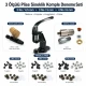 2 No / 4,5 mm, 3 No / 5 mm ve 4 No / 6 mm Plise Sineklik Kuşgözü El Presli 3 Ölçülü Komple Deneme Seti - E-Düğme Tekstil