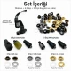 2 No, 3 No ve 4 No Plise Sineklik Kuşgözü El Presli Komple Set - 4,5 mm, 5 mm, 6 mm ölçülerinde PVC şeritler için uygun