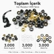 2 No, 3 No ve 4 No Plise Sineklik Kuşgözü El Presli Komple Set - 4,5 mm, 5 mm, 6 mm ölçülerinde PVC şeritler için uygun