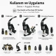 2 No, 3 No ve 4 No Plise Sineklik Kuşgözü El Presli Komple Set - 4,5 mm, 5 mm, 6 mm ölçülerinde PVC şeritler için uygun