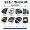 Tailor Supply, Repair and Sample Set – Snap Fasteners, Eyelets, Rivets and Jeans Buttons – Press and Dies Not Included TERZI-SARF-NUMUNE-SET01