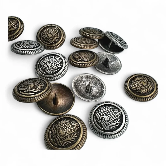 Ayaklı Düğme Armalı Ceket Düğmesi 23 mm - 36 Boy ERD001ZAM