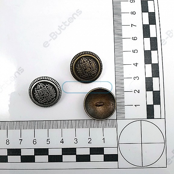 Ayaklı Düğme Armalı Ceket Düğmesi 23 mm - 36 Boy ERD001ZAM