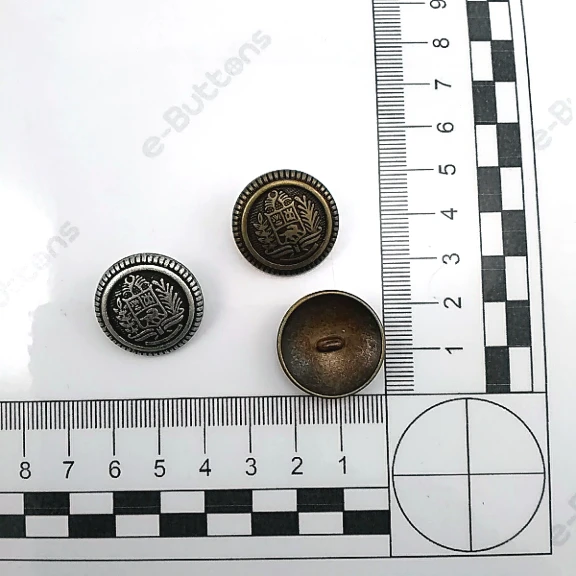 Ayaklı Düğme Armalı Ceket Düğmesi 23 mm - 36 Boy ERD001ZAM