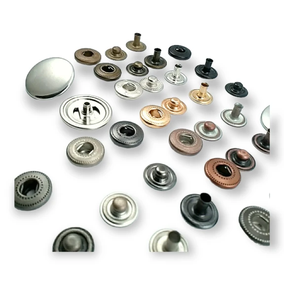 20 mm Çıtçıt Düğme Bombeli 54 Sistem Pirinç 4 lü Takım ERCB0020PR