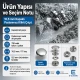 10,5 mm Paslanmaz Kapaklı Klikıt Çıtçıt, dayanıklı ve estetik tasarımıyla giyim ve deri ürünlerinde güvenilir bağlantı