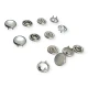 9.5 mm Prong Pearlescent Snap Fantenrs 3/8" With Cap Stainless Buttons C0014S