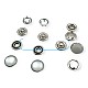 9.5 mm Prong Pearlescent Snap Fantenrs 3/8" With Cap Stainless Buttons C0014S