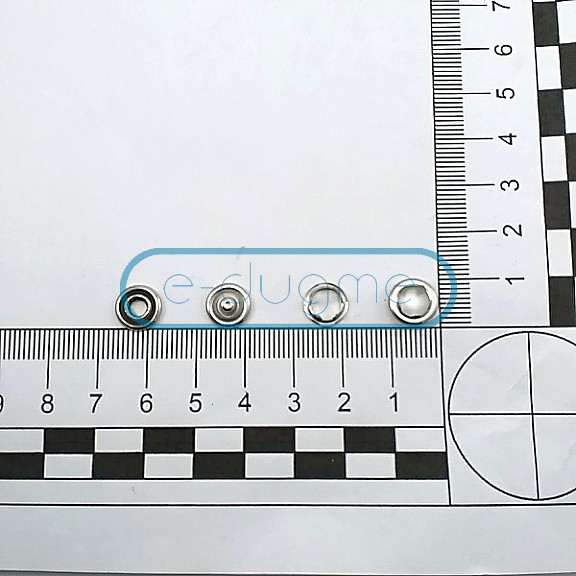 Sedefli Paslanmaz Kapaklı Klikıt Çıtçıt 9,5 mm Bebe Çıtçıtı C0014S