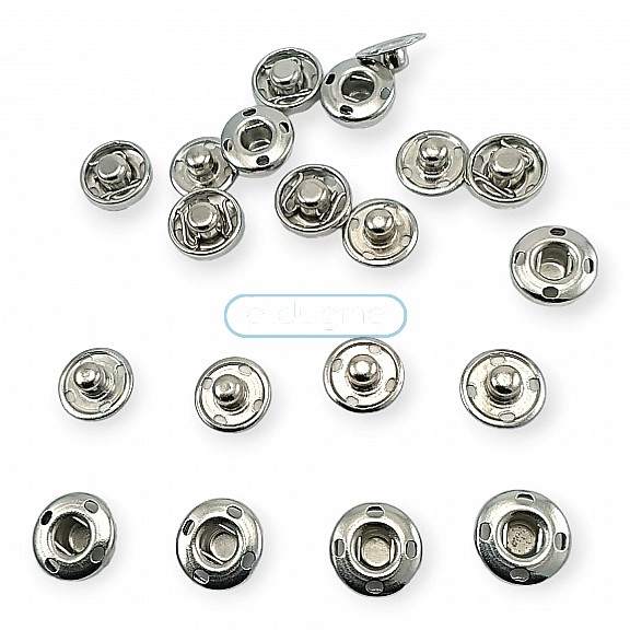 10 mm 16L / 25/64" Sew-On Snap Button Stainless ERD100PR4