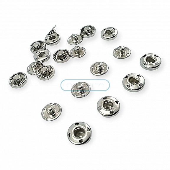 10 mm 16L / 25/64" Sew-On Snap Button Stainless ERD100PR4