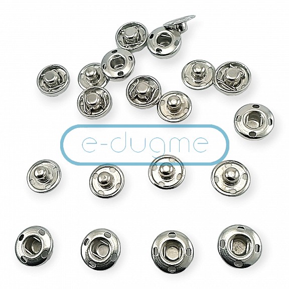 10 mm 16L / 25/64" Sew-On Snap Button Stainless ERD100PR4