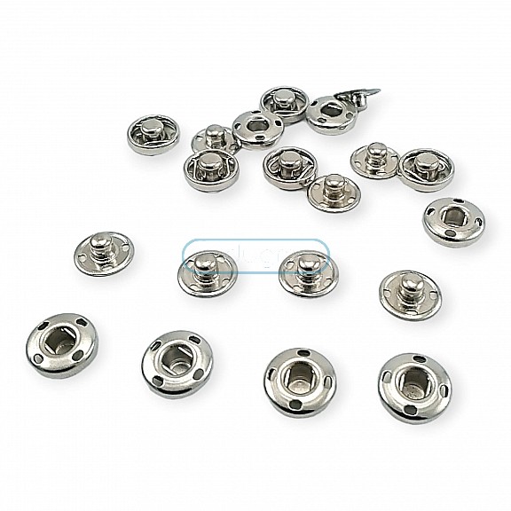 10 mm 16L / 25/64" Sew-On Snap Button Stainless ERD100PR4