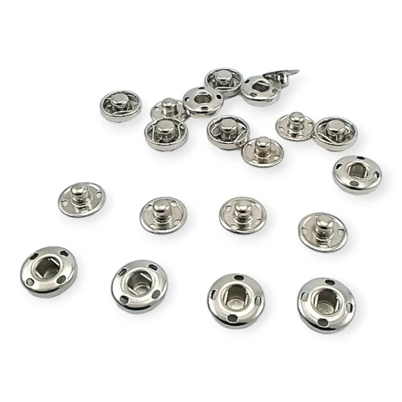 10 mm 16 boy Dikme Çıtçıt Düğme Paslanmaz Dört Delikli ERD100P4