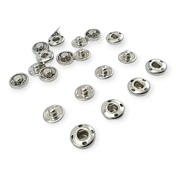 10 mm 16 boy Dikme Çıtçıt Düğme Pirinç Dört Delikli ERD100PR4