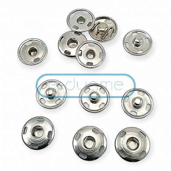 Sew-On Snap Button 15 mm 24 L 5/8" Stainless ERD150P4