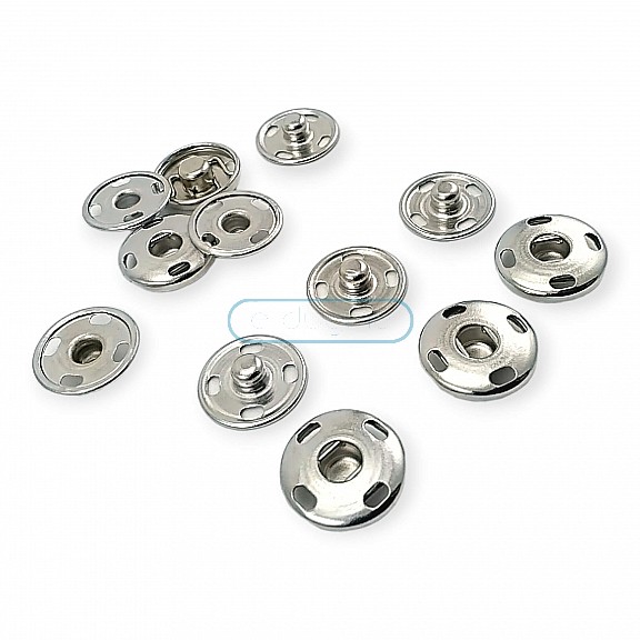 Sew-On Snap Button 15 mm 24 L 5/8" Stainless ERD150P4