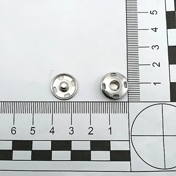 Dikme Çıtçıt Düğme 15 mm 24 boy Pirinç Paslanmaz Dört Delikli ERD150PR4