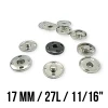 Dikme Çıtçıt Düğme 17 mm 27 boy Pirinç Paslanmaz Dört Delikli ERD170PR4