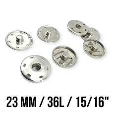 23 mm 36 boy Dikme Çıtçıt Düğme Pirinç Paslanmaz ERD230PR