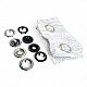 Prong Snap Fastener 15 mm - 0,59" Large Size Snap Fastener Whit Double Sided Ring ERC0015TIRPRU