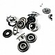Prong Snap Fastener 15 mm - 0,59" Large Size Snap Fastener Whit Double Sided Ring ERC0015TIRPRU