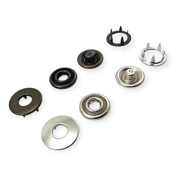 Tırnaklı Çıtçıt 17 mm Delikli Kapak ERC0017TIRPRK