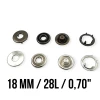 Prong Snap Fastener 17 mm 27L 0,67" Hole Cover ERC0017TIRPRK