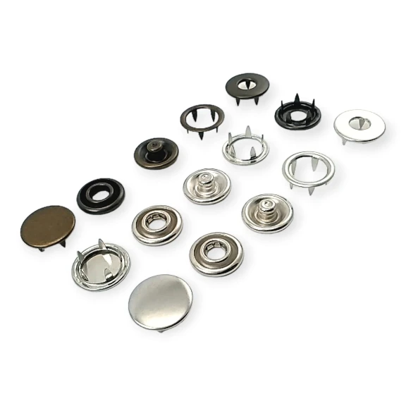 Tırnaklı Çıtçıt 18 mm Kapaklı ERC0017TIRPRKP