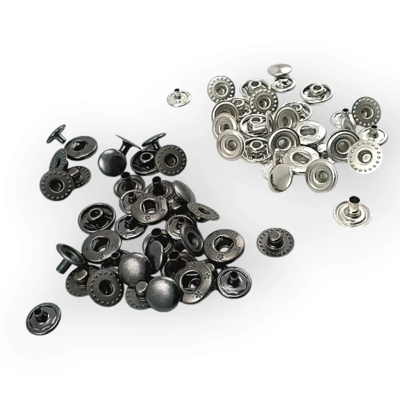 Pirinç 9 mm Çıtçıt Düğme VT2 Çıtçıt ERC00PR09