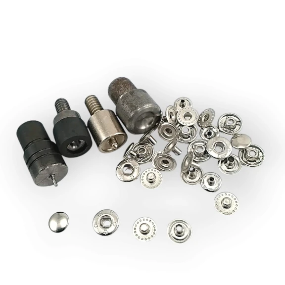 Pirinç 9 mm Çıtçıt Düğme VT2 Çıtçıt ERC00PR09