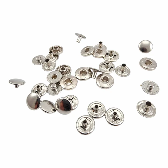 Pirinç 9 mm Çıtçıt Düğme VT2 Çıtçıt ERC00PR09