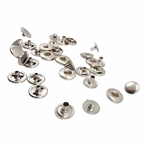 Pirinç 9 mm Çıtçıt Düğme VT2 Çıtçıt ERC00PR09